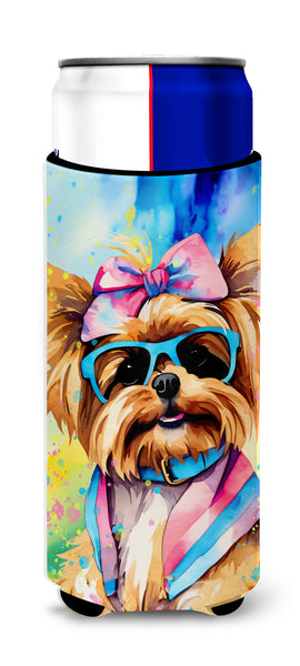 Buy this Yorkshire Terrier Hippie Dawg Hugger for Ultra Slim Cans