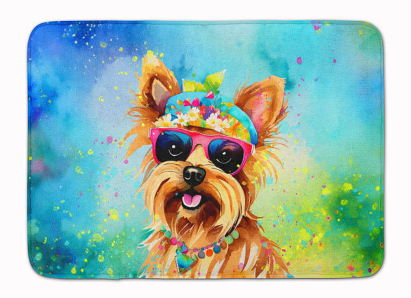 Buy this Yorkshire Terrier Hippie Dawg Memory Foam Kitchen Mat