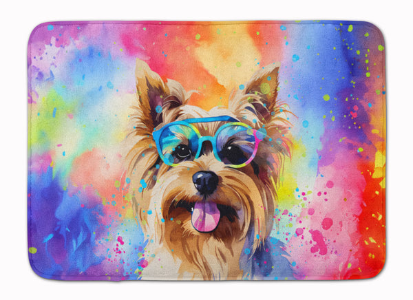 Buy this Yorkshire Terrier Hippie Dawg Memory Foam Kitchen Mat