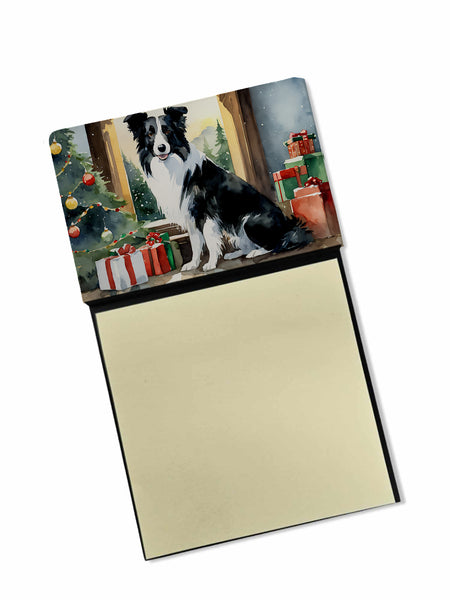 Buy this Border Collie Cozy Christmas Sticky Note Holder