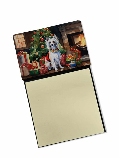 Buy this Chinese Crested Cozy Christmas Sticky Note Holder