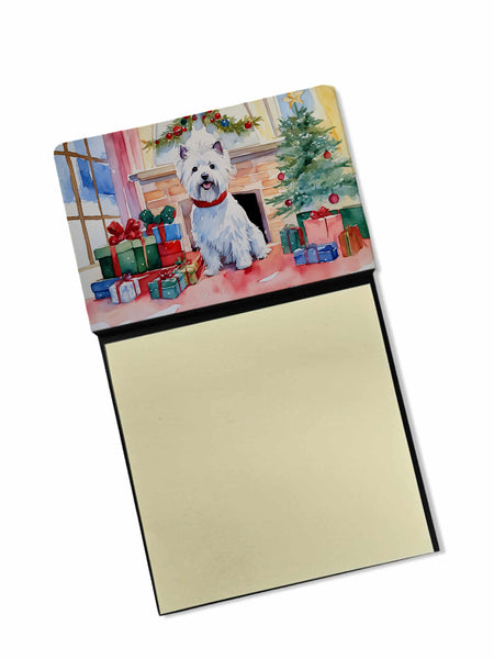 Buy this Westie Cozy Christmas Sticky Note Holder