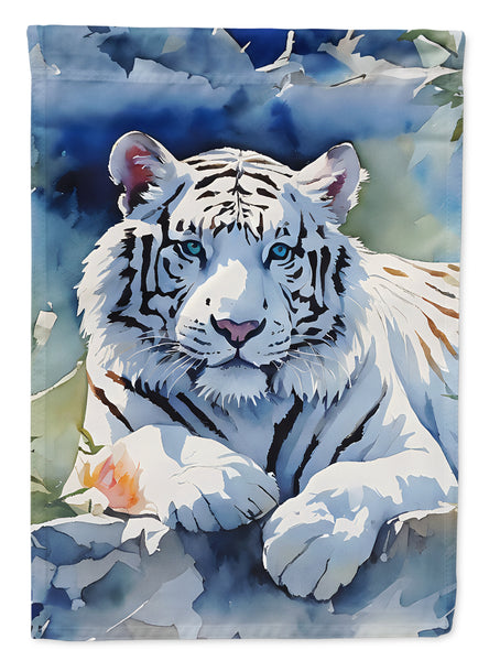 Buy this White Tiger Garden Flag