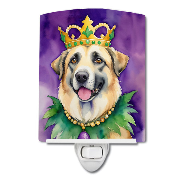 Buy this Anatolian Shepherd Dog King of Mardi Gras Ceramic Night Light