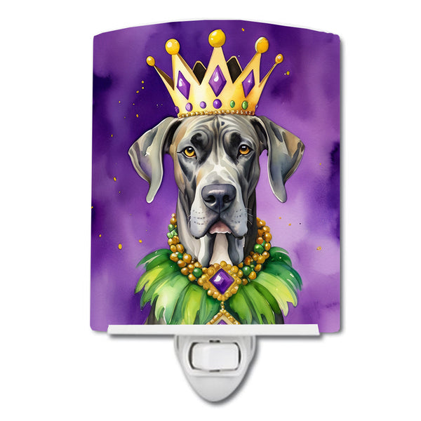 Buy this Great Dane King of Mardi Gras Ceramic Night Light