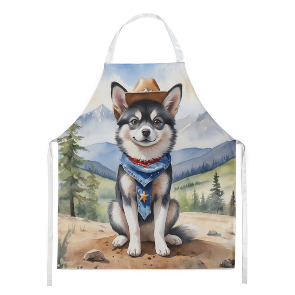 Buy this Alaskan Klee Kai Cowboy Welcome Apron