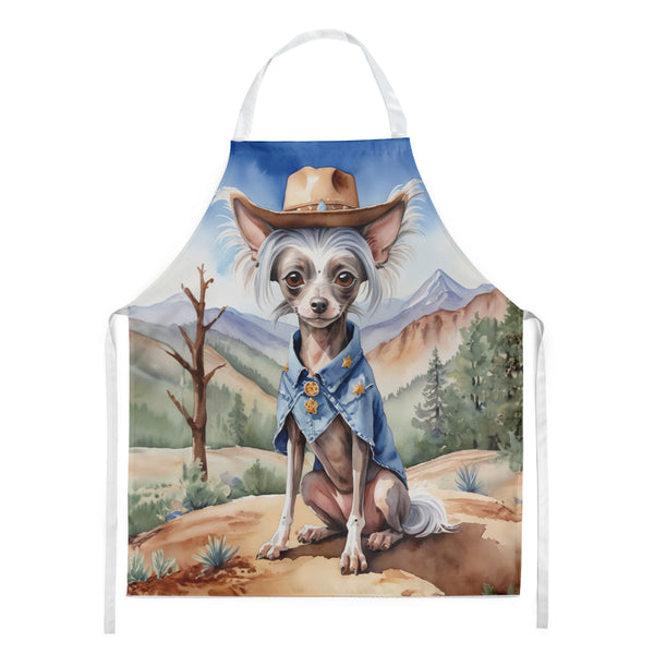 Buy this Chinese Crested Cowboy Welcome Apron