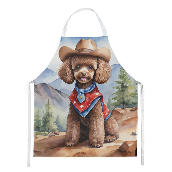 Buy this Poodle Cowboy Welcome Apron