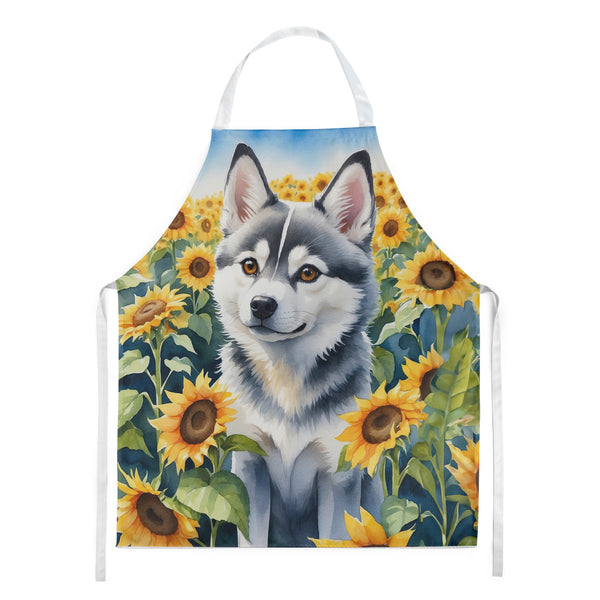 Buy this Alaskan Klee Kai in Sunflowers Apron