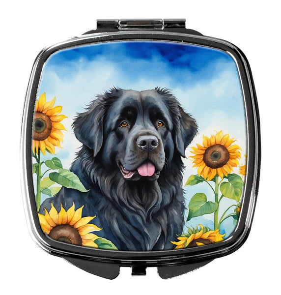 Buy this Newfoundland in Sunflowers Compact Mirror