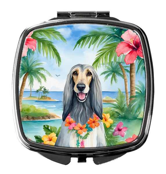 Buy this Afghan Hound Luau Compact Mirror