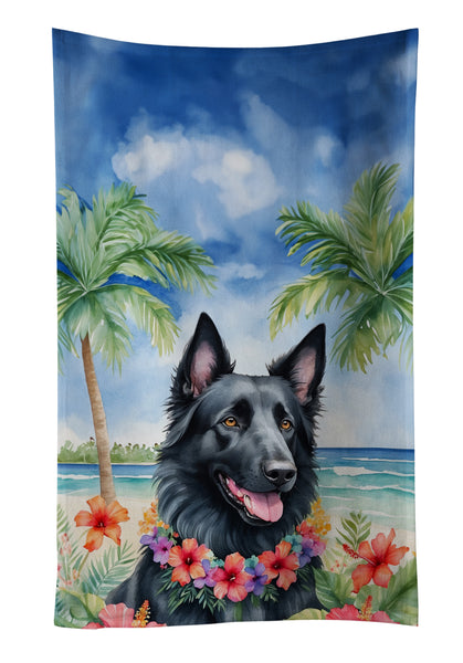 Buy this Belgian Sheepdog Luau Kitchen Towel