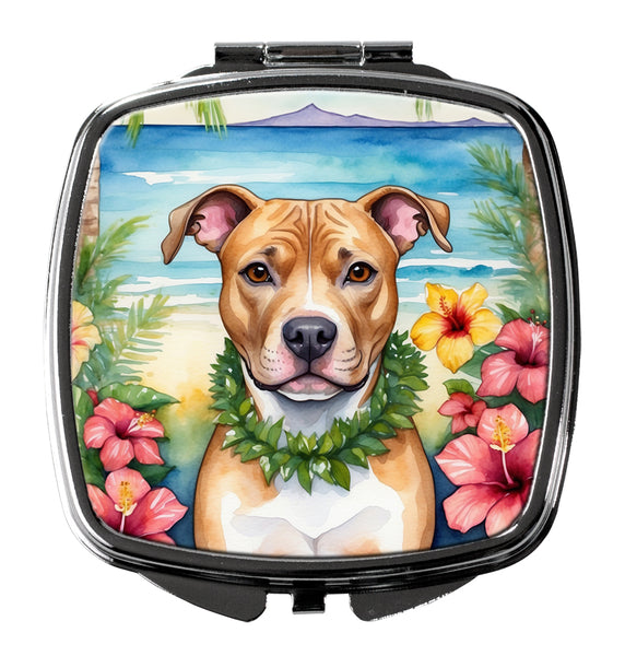 Buy this Pit Bull Terrier Luau Compact Mirror