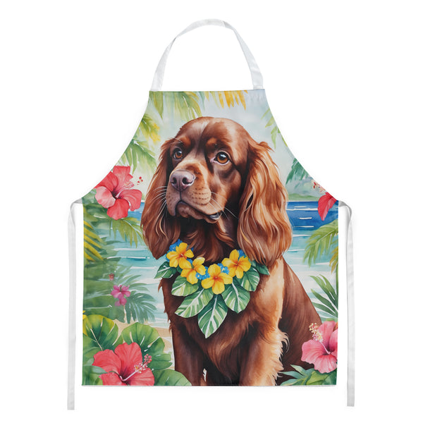 Buy this Sussex Spaniel Luau Apron