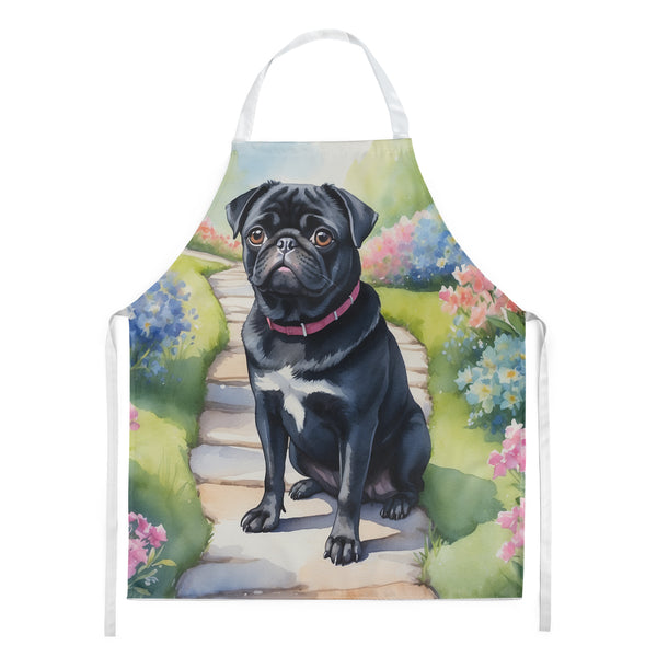 Buy this Black Pug Spring Path Apron