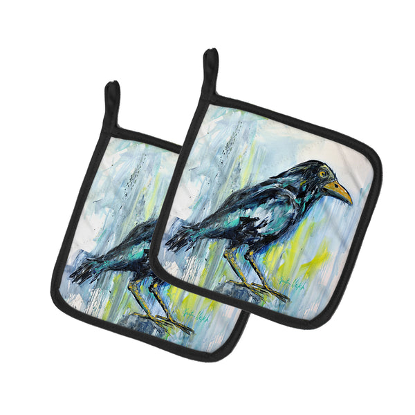 Buy this Burnt Corn Crow Pair of Pot Holders