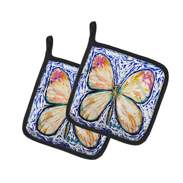 Buy this Butterfly Violet Tip Pair of Pot Holders