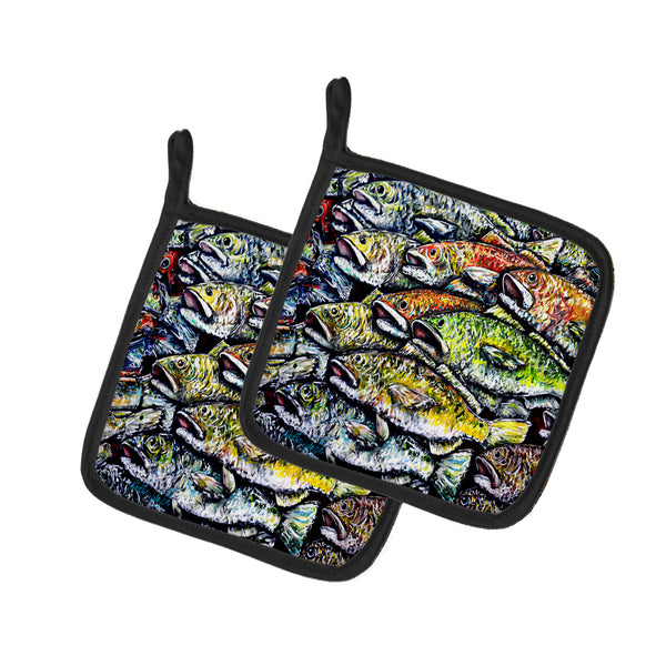 Buy this Wanna Be Fishin Pair of Pot Holders