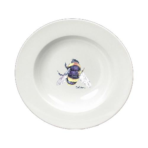 Bumble Bee Round Ceramic White Soup Bowl 8852-SBW-825 by Caroline's Treasures