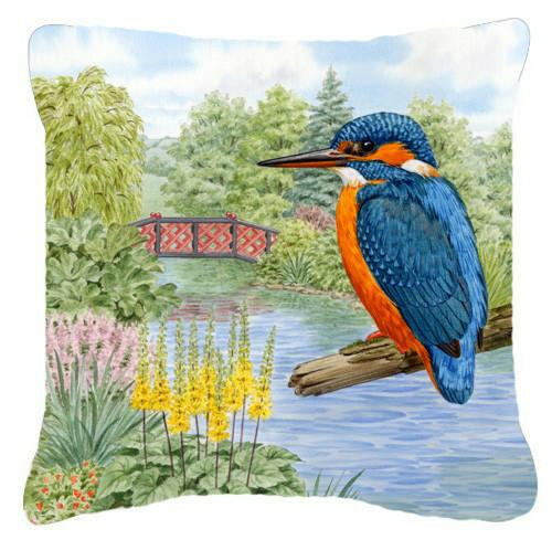 Kingfisher by Sarah Adams Canvas Decorative Pillow ASAD0692PW1414 - the-store.com