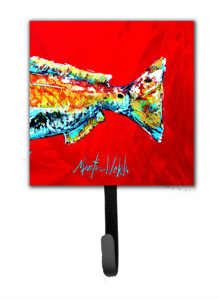 Fish - Red Fish Alphonzo Tail Leash or Key Holder by Caroline's Treasures