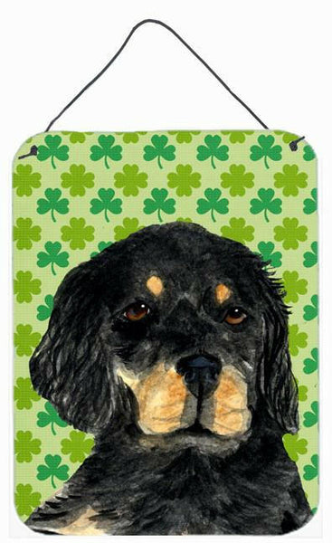 Gordon Setter St. Patrick's Day Shamrock Portrait Wall or Door Hanging Prints by Caroline's Treasures