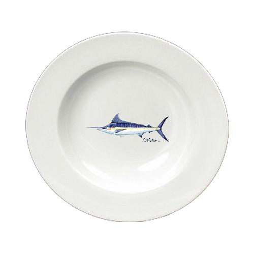 Fish Blue Marlin Ceramic - Bowl Round 8.25 inch 8674-SBW by Caroline's Treasures