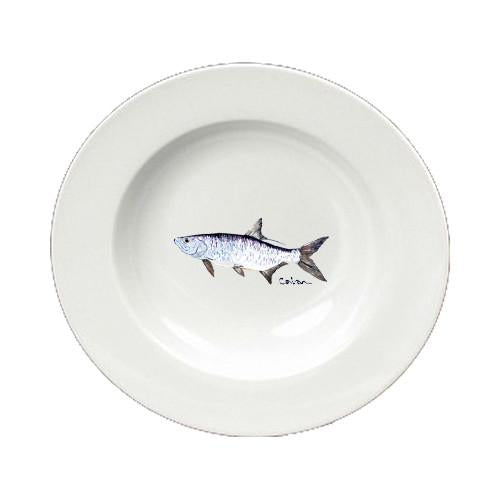 Fish Tarpon Ceramic - Bowl Round 8.25 inch 8673-SBW by Caroline's Treasures