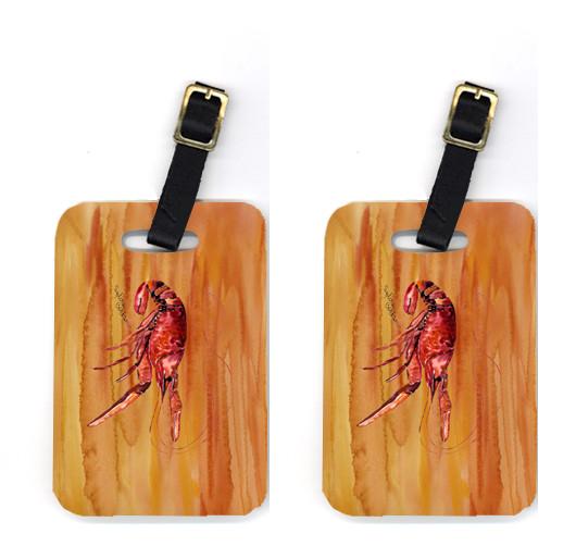 Pair of Crawfish Luggage Tags by Caroline's Treasures