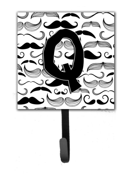 Letter Q Moustache Initial Leash or Key Holder CJ2009-QSH4 by Caroline's Treasures