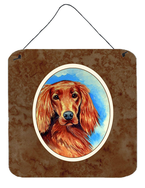 Irish Setter Wall or Door Hanging Prints 7029DS66 by Caroline's Treasures