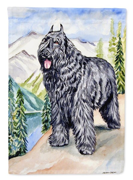 Bouvier des Flandres Flag Garden Size.