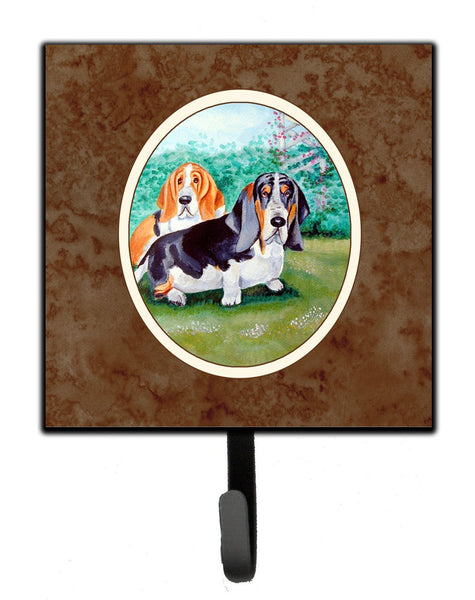 Basset Hound Double Trouble Leash or Key Holder 7061SH4 by Caroline's Treasures