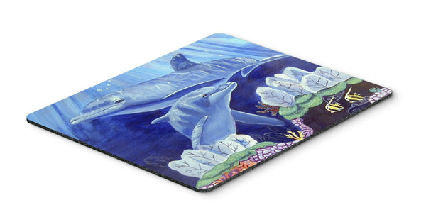 Dolphin under the sea Mouse pad, hot pad, or trivet - the-store.com