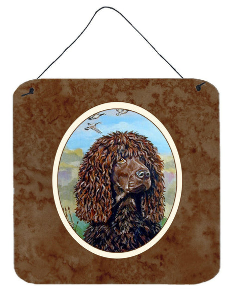 Irish Water Spaniel Wall or Door Hanging Prints 7089DS66 by Caroline's Treasures