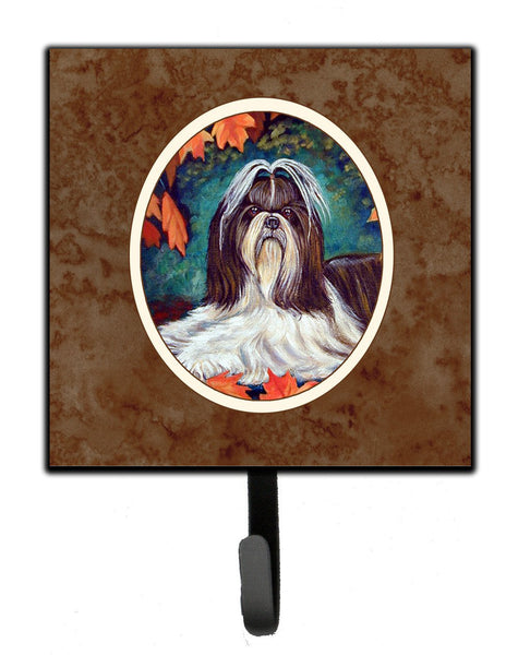 Autumn Leaves Shih Tzu Leash or Key Holder 7182SH4 by Caroline's Treasures