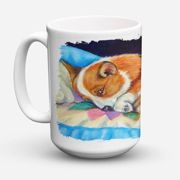 Corgi Dishwasher Safe Microwavable Ceramic Coffee Mug 15 ounce 7291CM15  the-store.com.