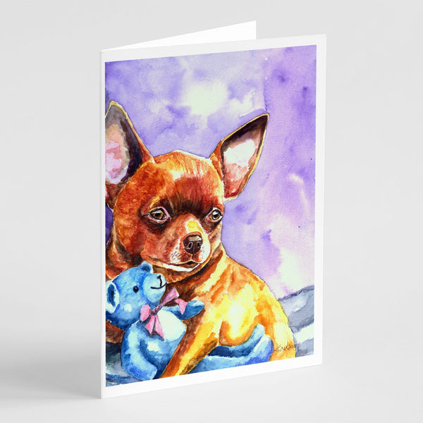 Buy this Chihuahua with Teddy Bear Greeting Cards and Envelopes Pack of 8