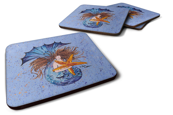 Set of 4 Mermaid Foam Coasters - the-store.com