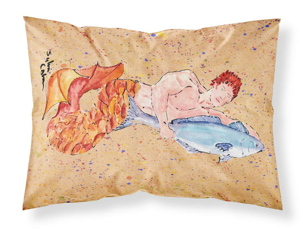 Merman Moisture wicking Fabric standard pillowcase by Caroline's Treasures