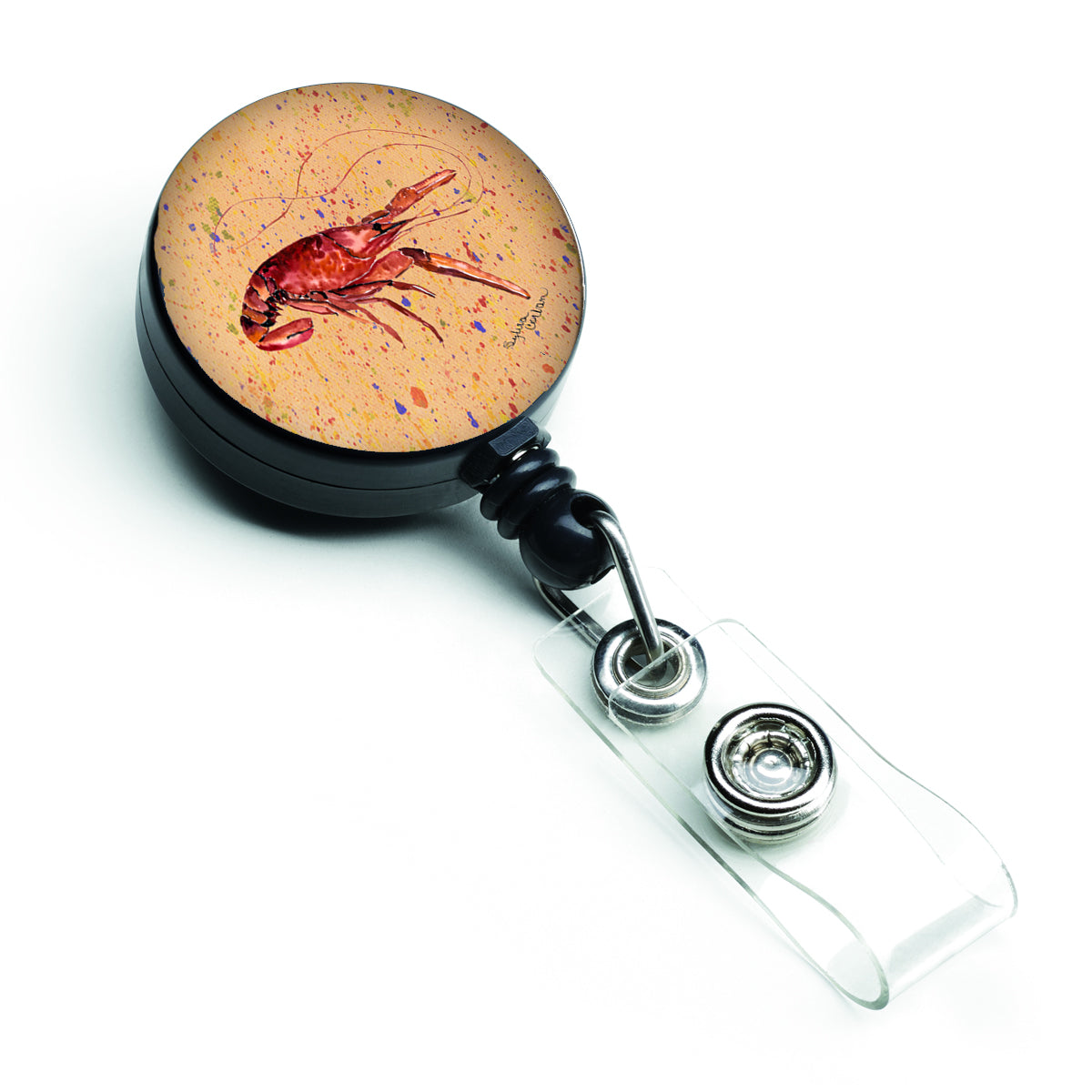 Crawfish+Retractable+Badge+Reel+8468BR