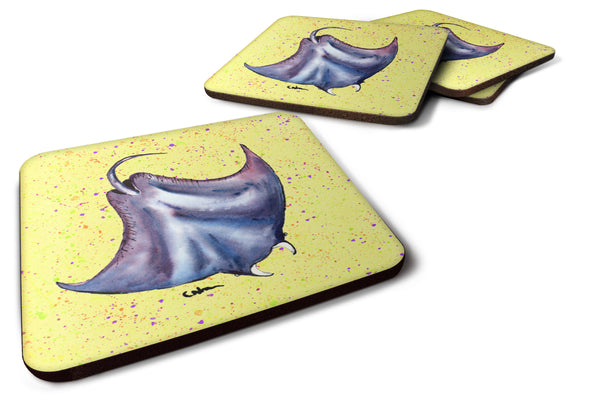 Set of 4 Stingray Foam Coasters - the-store.com