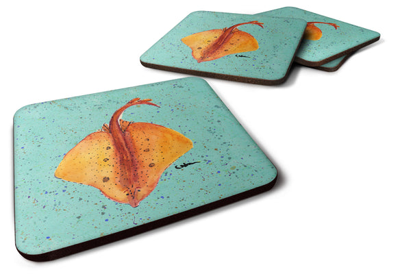 Set of 4 Stingray Foam Coasters - the-store.com