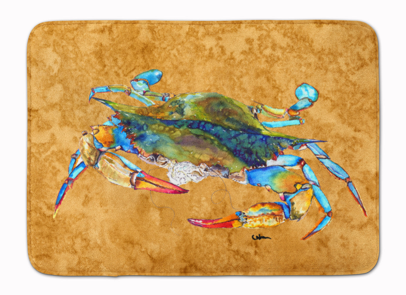 Crab Machine Washable Memory Foam Mat