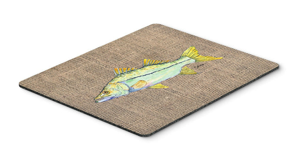 Fish - Snook Mouse pad, hot pad, or trivet by Caroline's Treasures