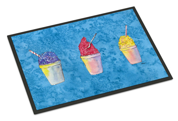 Snowballs and Snow Cones Indoor or Outdoor Mat 18x27 8780MAT - the-store.com