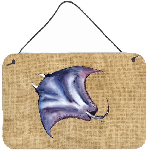 Stingray Aluminium Metal Wall or Door Hanging Prints by Caroline's Treasures