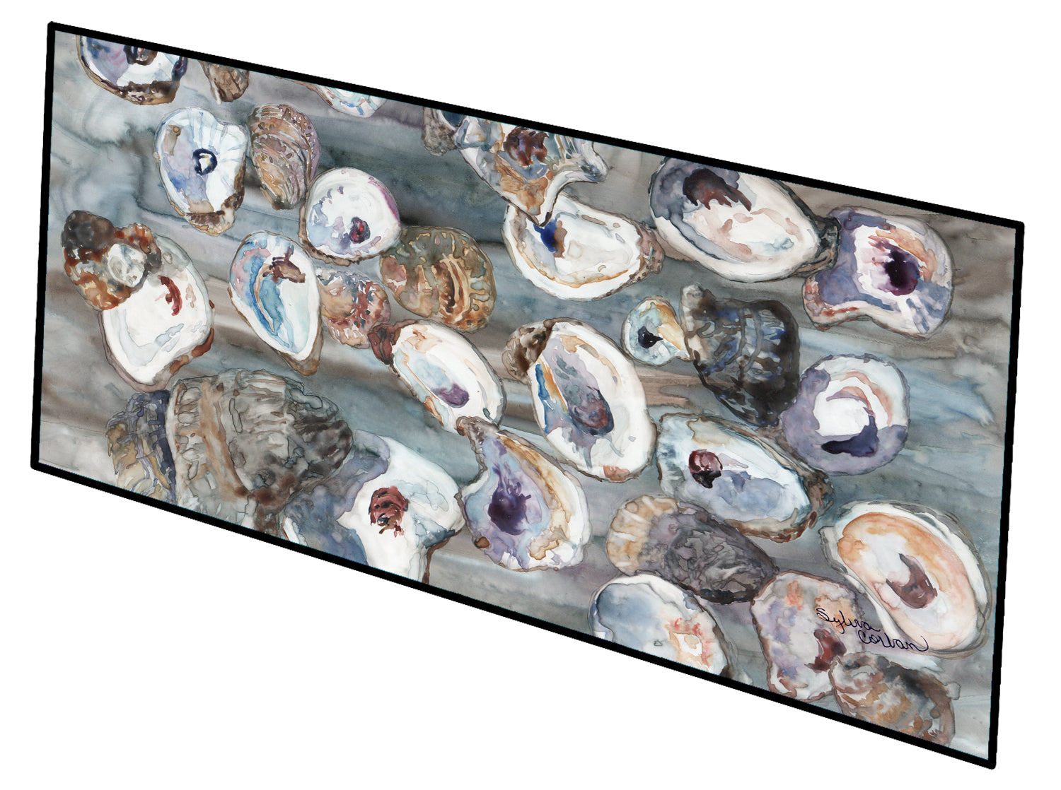 Bunch of Oysters Indoor or Outdoor Runner Mat 28x58