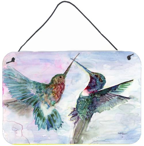 Hummingbird Combat Wall or Door Hanging Prints by Caroline's Treasures