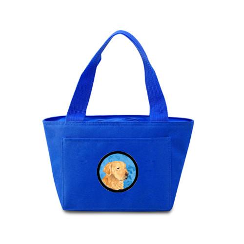 Blue Golden Retriever  Lunch Bag or Doggie Bag SS4752-BU